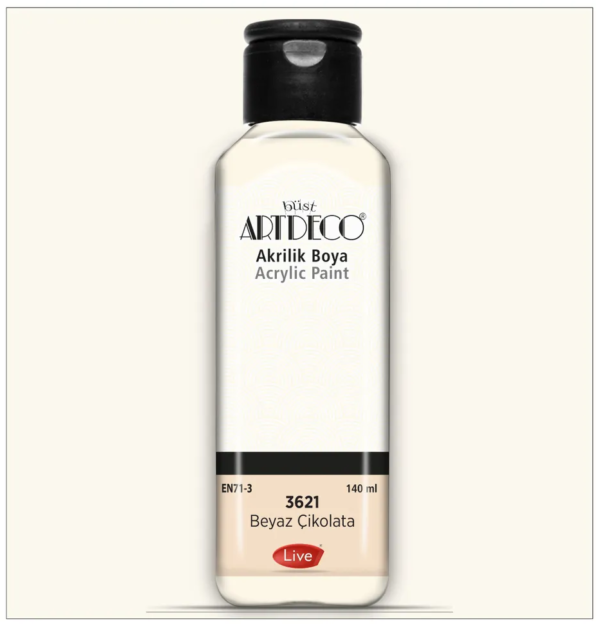 Artdecо акрилна боичка 140 мл. - White Chocolate 3621