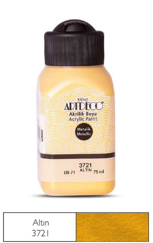 Artdecо акрилна боичка металик 75 мл. – Gold 3721