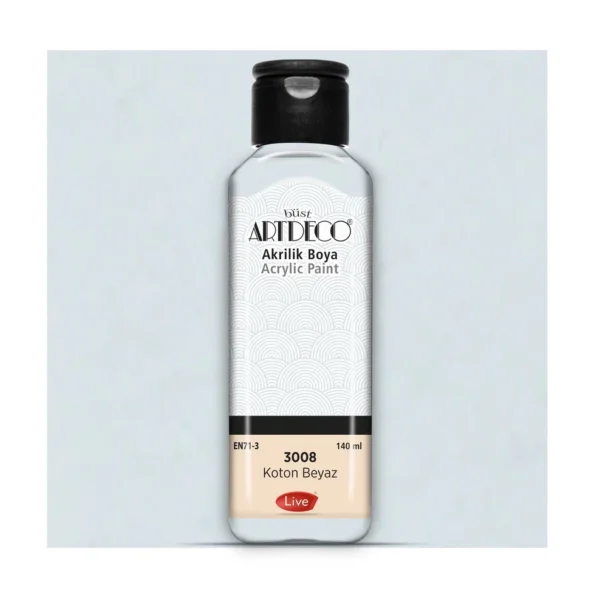 Artdecо акрилна боичка 140 мл. - Cotton White 3008