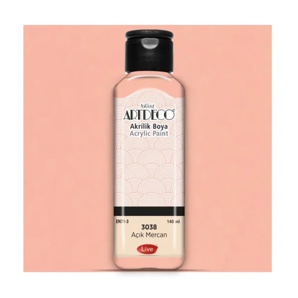 Artdecо акрилна боичка 140 мл. - Light Coral 3038