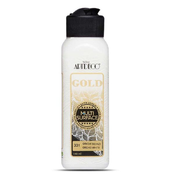Artdeco GOLD мултиповърхностна боичка 140 мл. - Орхидеено бяло 331